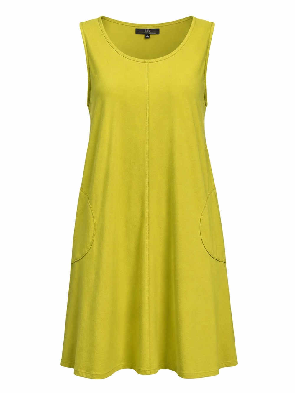 Habitat Lime Green Sleeveless A-Line Pocket Dress, M